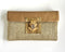 The filato gold leather flap bag