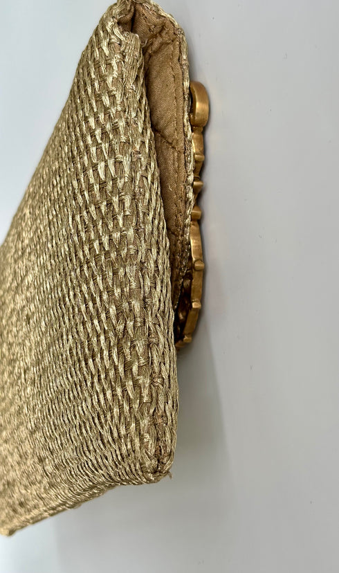The flora gold clutch