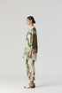 The hunt green short kurta set