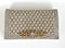 The pique silver clutch