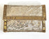 The scala silver clutch