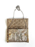 The scala silver clutch