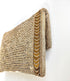 The scala silver clutch