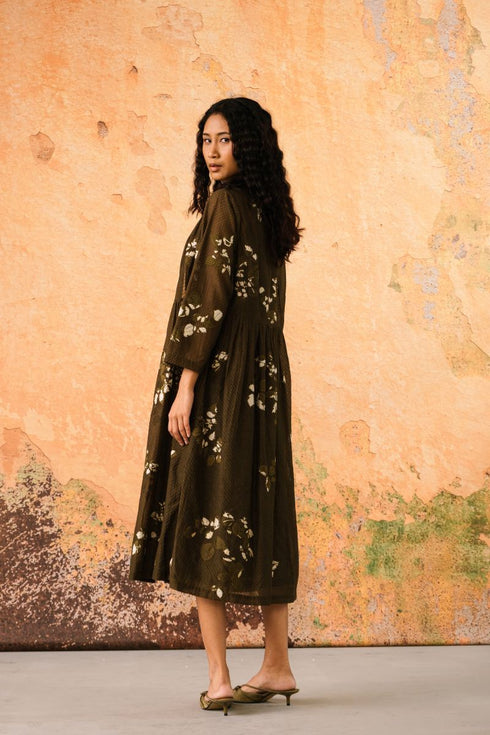 Tide olive jacket dress set