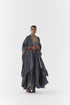 Tijori onyx polka dot cape and strappy dress