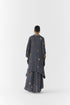 Tijori onyx polka dot cape and strappy dress