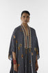 Tijori onyx polka dot cape and strappy dress