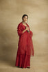 Tiya rust red Sharara set
