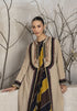 Toosh linen black patch embroidered jacket