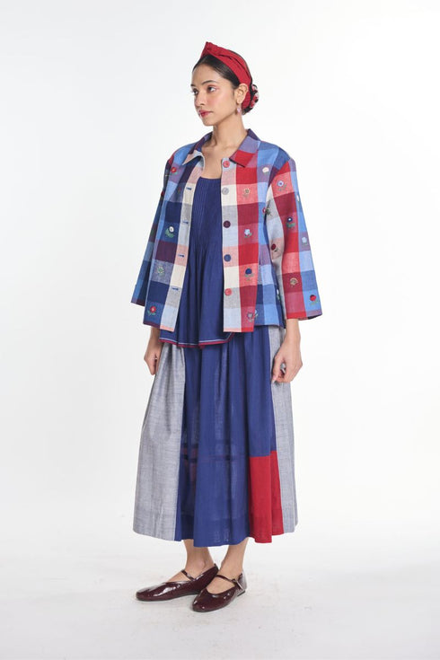 Trientalis patchwork skirt