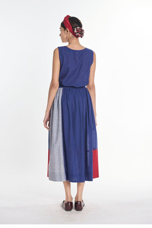 Trientalis patchwork skirt