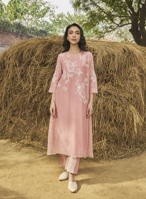 Tulip floral applique co-ord set