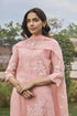 Tulip floral applique kurta set