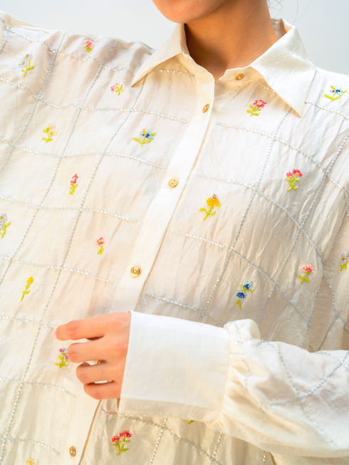Twilight orchard shirt