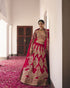 Urja red lehenga set