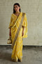 Urmila yellow leheriya sari