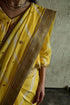 Urmila yellow leheriya sari