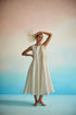 Utsuroi ivory halter dress