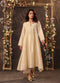 Vaayu beige panelled kalidar set