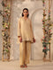 Vaayu beige applique co-ord set