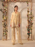 Vaayu beige jacket co-ord set