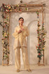 Vaayu beige jacket co-ord set