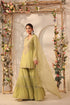 Vaayu green sharara set