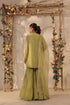 Vaayu green sharara set
