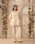 Vaayu ivory pintuck co-ord set