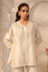 Vaayu ivory pintuck co-ord set
