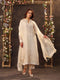 Vaayu ivory straight long kurta set