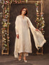 Vaayu ivory straight long kurta set