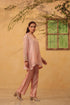Vaayu light pink applique co-ord set