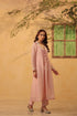 Vaayu light pink tie-up kurta set