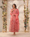 Vaayu pink heavy jaal kurta set