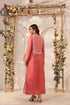 Vaayu pink heavy jaal kurta set