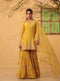 Vaayu yellow heavy sharara set