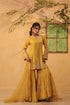 Vaayu yellow heavy sharara set