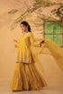 Vaayu yellow heavy sharara set