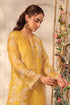 Vaayu yellow jaal straight kurta set