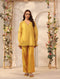 Vaayu yellow v neck co-ord set
