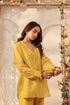 Vaayu yellow v neck co-ord set