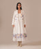 Vanilla veil dress with jacket