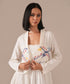 Vanilla veil dress with jacket