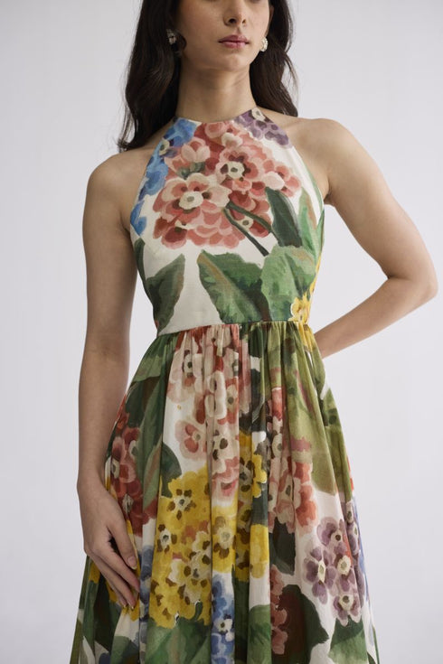 Veranda halterneck dress