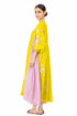 Vienne yellow and pink dress