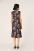 Villosa embroidered belted dress
