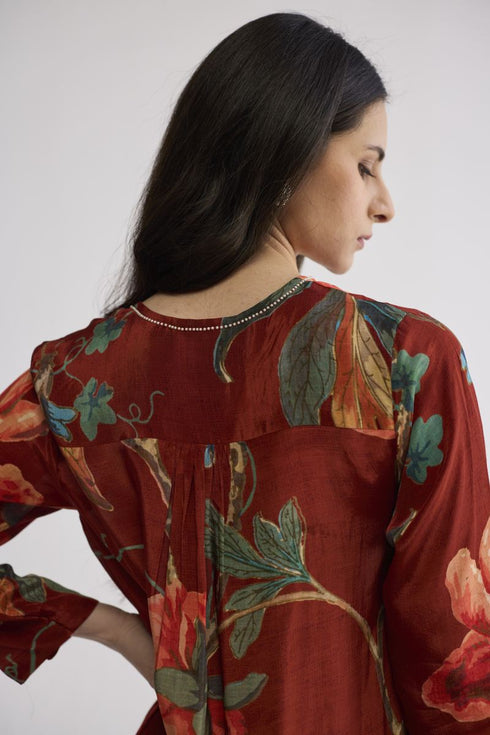 Vine long kurta set