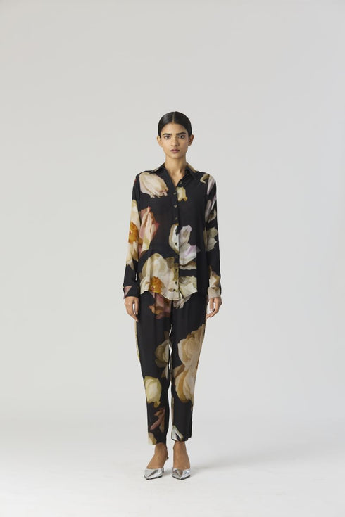 Viva fiori black co-ord set