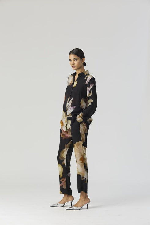 Viva fiori black co-ord set